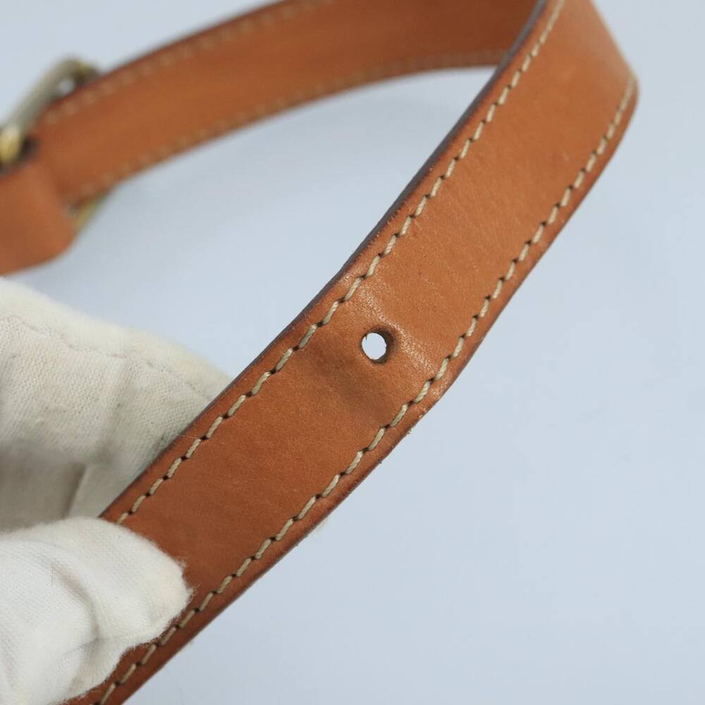 CELINE Macadam Canvas Shoulder Bag Beige Gold - Picture 8 of 16